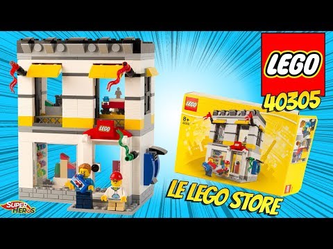 Vidéo LEGO Objets divers 40305 : Magasin LEGO miniature