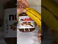 Nutella With Banana ASMR Short Asmr Nutella Banana Shorts Satisfying Oddlysatisfying