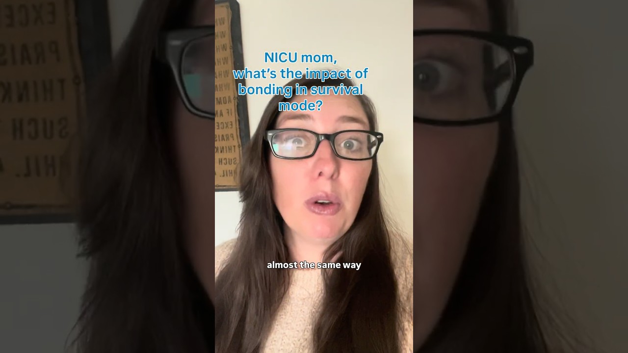 NICU mom, this is the impact of bonding in survival mode.