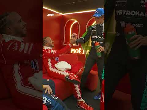 Kimi’s Got Lewis Looking Over His Shoulder 😉🤝