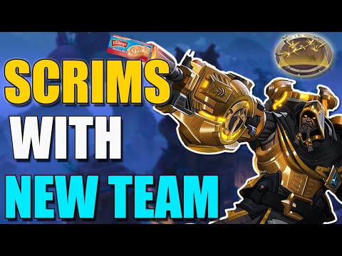 PALADINS PRO SCRIMS WITH THE NEW TEAM | INTENSE MATCH