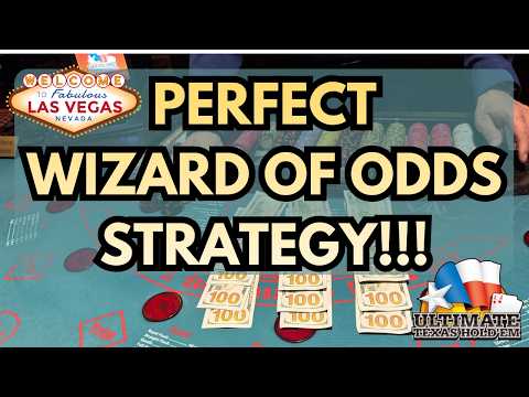 NEW STRATEGY! 🍀🍀 ULTIMATE TEXAS HOLD 'EM in LAS VEGAS!