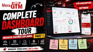 MeraGym Dashboard Tour — Part 1 — Techup Technologies