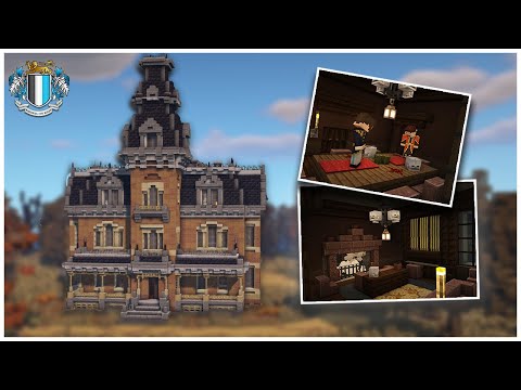 Minecraft : Haunted Second Empire Mansion - Showcase Tour