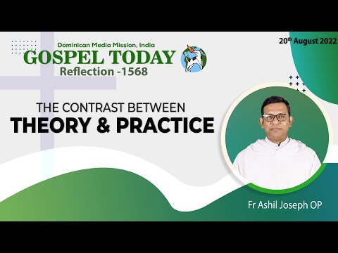 20/08/2022 | Reflection 1568 | Fr Ashil Joseph OP | Matthew 23:1-12 || DMM