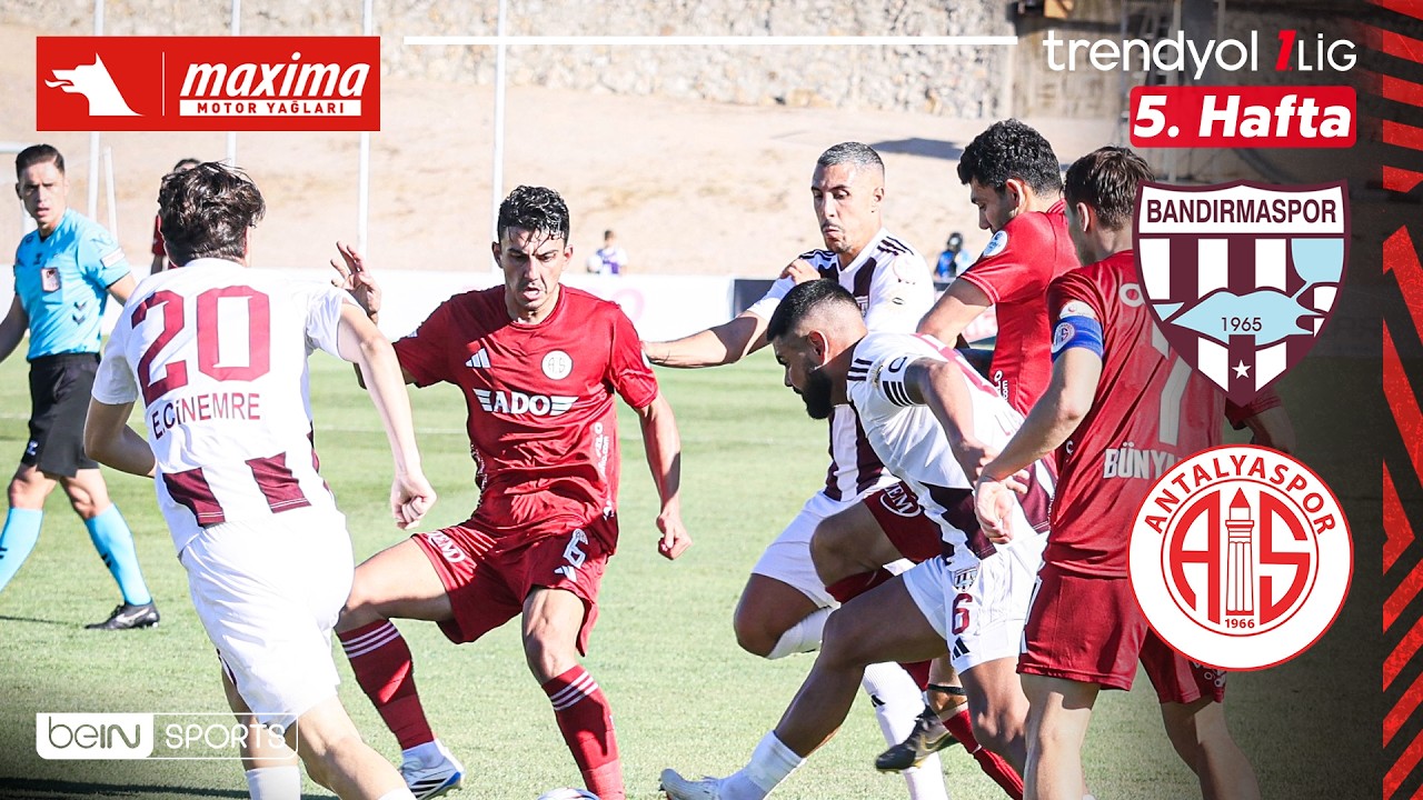 Bandırmaspor - Antalyaspor | Match HIGHLIGHTS Week 5 | Trendyol 1. Lig - 2026/27