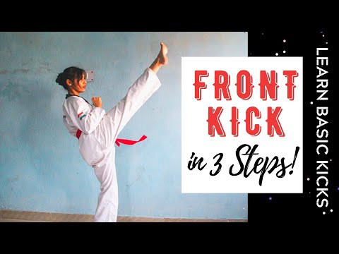 How to do Front Snap Kick/Ap Chagi for Beginners | Martial Arts - Taekwondo