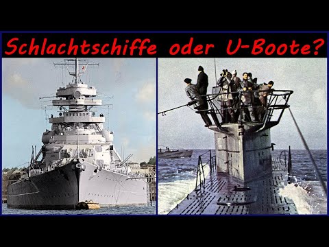 Grand Admirals of the German Navy Erich Raeder vs. Karl Dönitz - Battleships or Submarines?