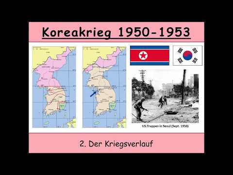 Koreakrieg 1950-1953 - 2. Der Kriegsverlauf (Nordkorea | Südkorea)