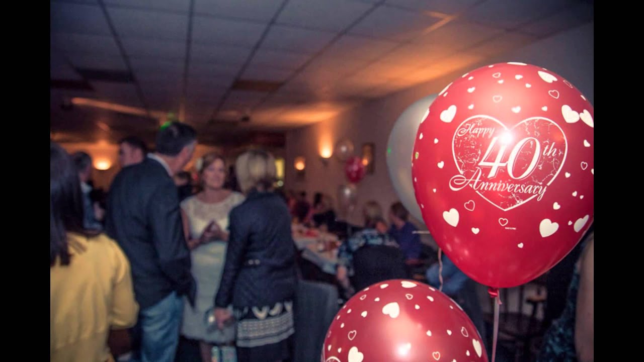 Rockin' for 40 Years - Ruby Wedding Anniversary Celebration