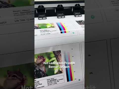 380gsm Hot Lamination Frontlit Flex Banner