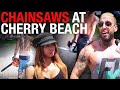 Men with chainsaws attack site of anti-lockdown party at Toronto’s Cherry Beach
