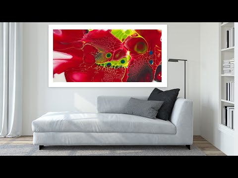 Shelee Art Bloom Technique | Fluid Art | Acrylic Painting || Sarah Joy