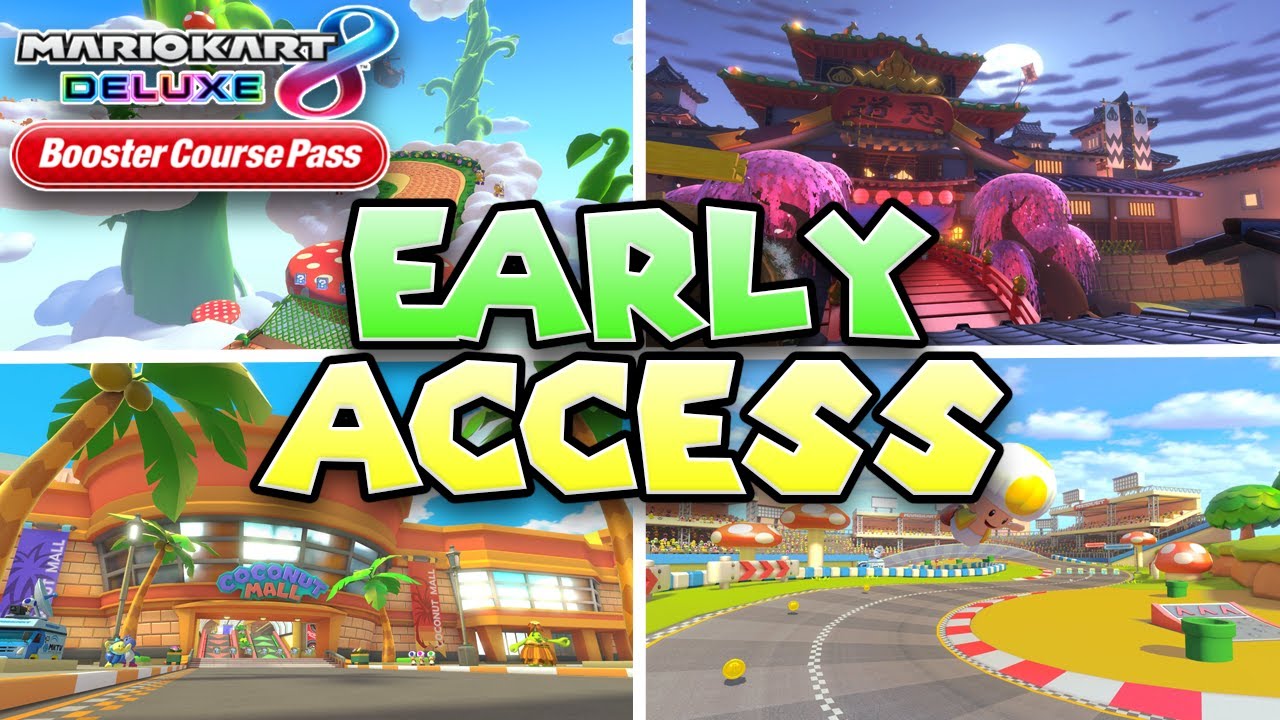 Early Access Gameplay of New Tracks in Mario Kart 8 Deluxe Booster Course Pass DLC