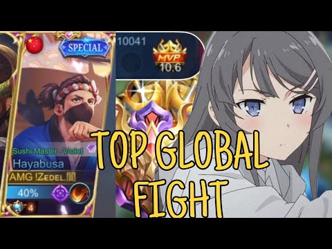ZEDEL TOP GLOBAL HAYABUSA VS TOP GLOBAL CHANG E WHO WIN ?! || Top Global Hayabusa Gameplay