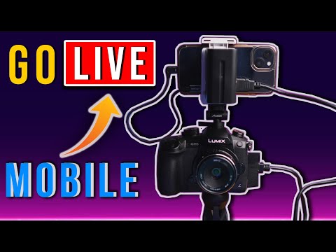 HDMI Camera and iPhone Mobile Live Stream Setup with Accsoon SeeMo