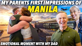 My Parents are in MANILA! Picking them up from NAIA, Their First Time Seeing Philippines