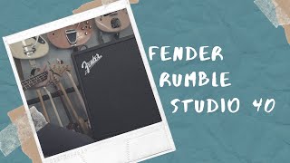 Video thumbnail for Fender Rumble Studio 40 Bass Amp Preset Demo and Review by Get Offset