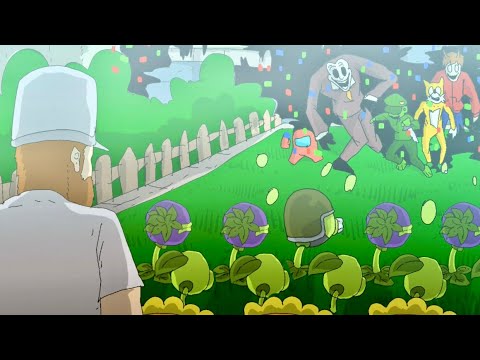 Plants VS Pibby Corrupted | PVZ Plants VS Rappers x Come Learn With Pibby x FNF Animation