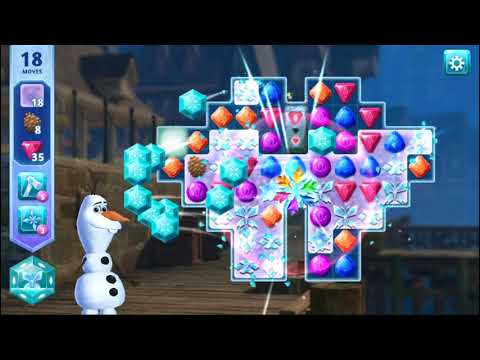 Disney Frozen Adventures Level 140 - NO BOOSTERS ❄️👸⛄ | SKILLGAMING ✔️