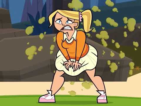 Cartoon woman farting 2