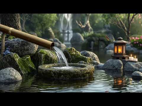 Bamboo Water Fountain 24/7 自然の音とともに音楽をリラックス バンブーウォーターファウンテン 【癒し音楽BGM】#219