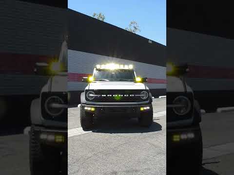 New Ford Bronco with 35,000 Lumens of Baja Designs Lighting