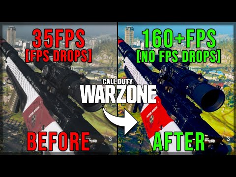 Part of a video titled *INSANE* WARZONE FPS GUIDE for LOW END PCs in 2022! - YouTube