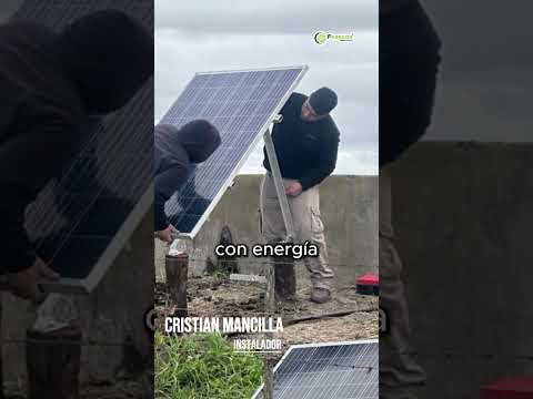 Bomba solar híbrida Handuro: 3.000 L/h a 25 metros | Instalación en Olavarría
