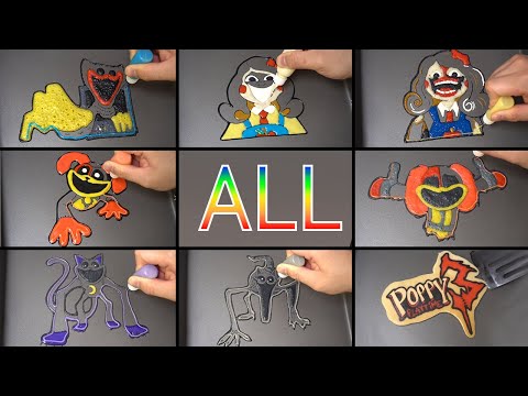 Poppy Playtime 3 All Bosses Pancake Art - Evil Huggy Wuggy, Miss Delight, DogDay, Catnap
