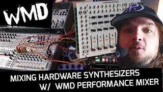 Video thumbnail for Mixing hardware synthesizers and effects pedals with the WMD Performance Mixer by WMDevices