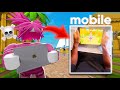 I Played MM2 On MOBILE For 24 HOURS