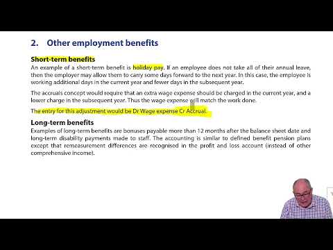 Other Employment Benefits - ACCA SBR