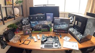 Montando um PC Gamer que Roda tudo - RTX 5060 + intel 7 Core Ultra