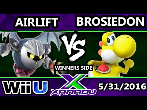 S@X 152 - Brosiedon (Yoshi) Vs. Airlift (Metaknight) SSB4 Tournament - Smash Wii U - Smash 4