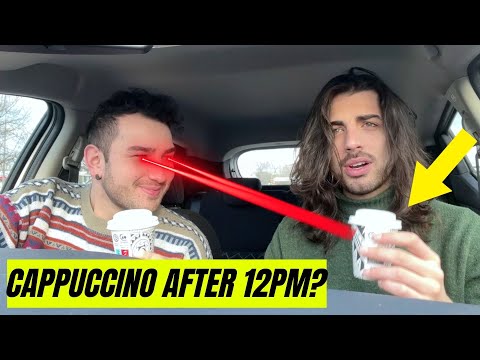 Caffè at the ITALIAN MALL (with grumpy Emiliano)