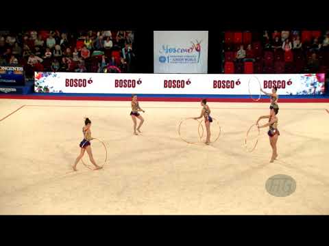 Slovakia (SVK) - 2019 Rhythmic Junior Worlds, Moscow (RUS) - Qualifications 5 Hoops