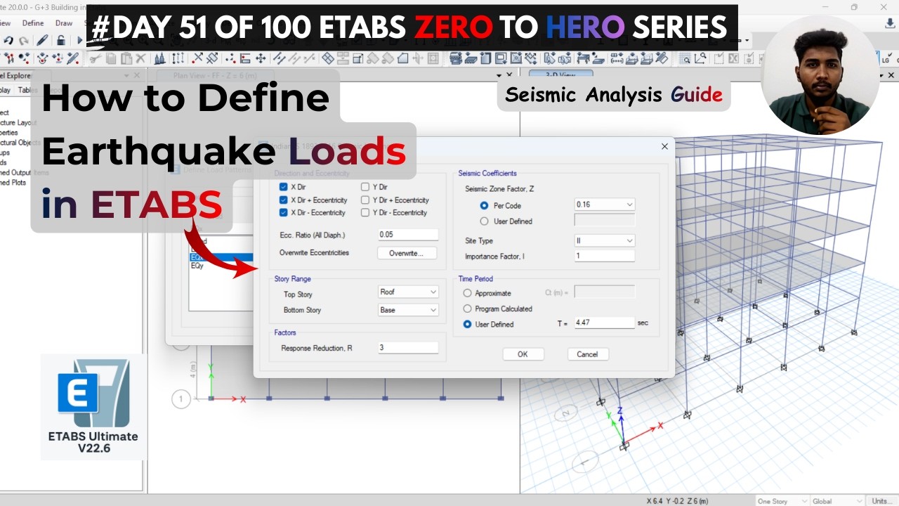How to Define Earthquake Loads in ETABS (Seismic Analysis Guide)