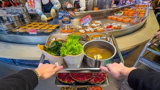 Fresh Seafood Hotpot Buffet in China