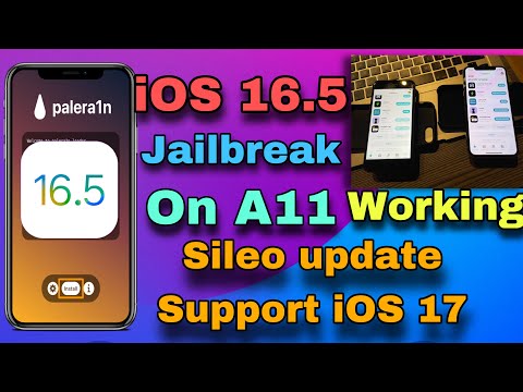 New Jailbreak iOS 16.5 - iOS 15 on A11 devices |  update Sileo v2.5 preliminary support iOS 17