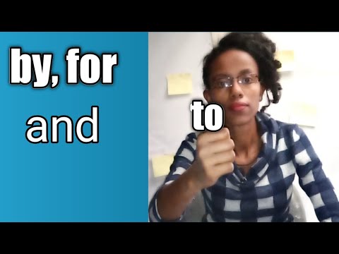 preposisions:by, for ,and to english grammar for beginners! #english  #learn english with Lucy #ESL