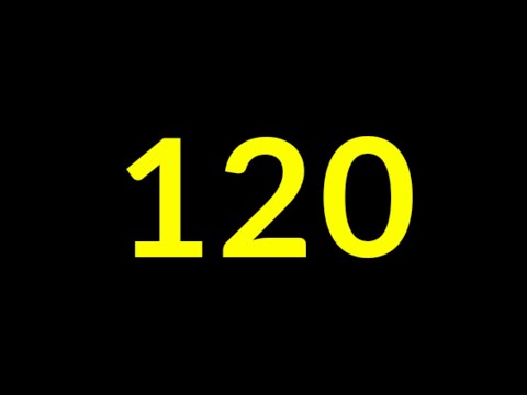 120 Seconds Countdown Timer With Sound Effect