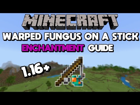 Zacktivate - 1.16 Warped Fungus on a Stick Enchantment Guide (Best Warped Fungus on a stick in Minecraft)