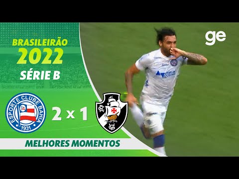 Gols e lances de Bahia x Vasco da Gama