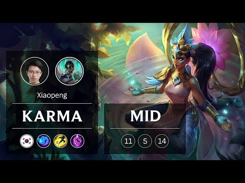Karma Mid vs Syndra - KR Master Patch 9.2
