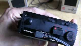 Video thumbnail for Sony Cassette Corder WM-D6C Professional Recording Walkman playing through Sony Speakers by oturgator