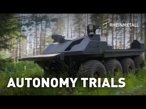 Rheinmetall Mission Master zeigt weltweit führende autonome Technologie bei UGV-Trials in Estland
