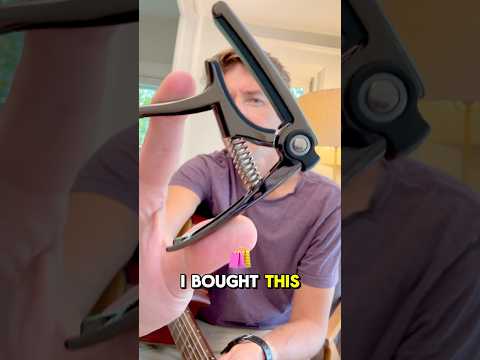 this capo has a hidden trick... 🎸👀🔥 #guitar #guitargear  #beginnerguitartutorial