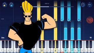 Johnny Bravo - Theme Song - Piano Tutorial