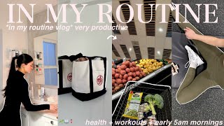 IN MY ROUTINE VLOG👟🫐 *how I stay disciplined* + productive (even when feeling unmotivated)